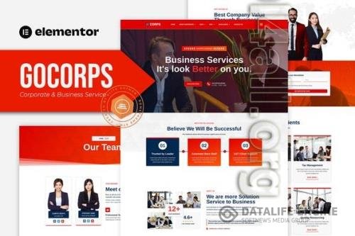 ThemeForest - Gocorps - Corporate & Business Service Elementor Kit/40115861