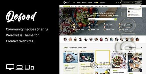 ThemeForest - Qefood v1.6 - Community Sharing WordPress Theme