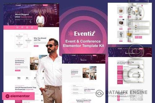 ThemeForest - Eventiz - Event & Conference Elementor Pro Template Kit/39471366