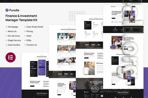 ThemeForest - Fundle - Finance & Investment Manager Elementor Template Kit/40254467