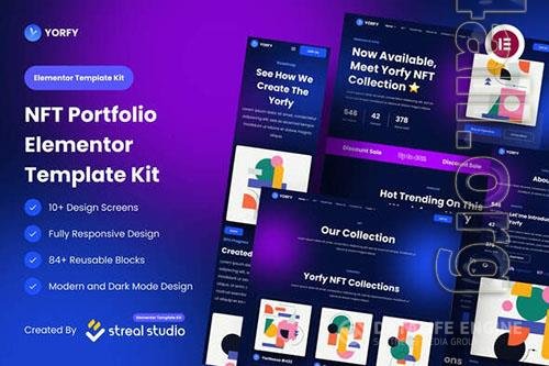 ThemeForest - Yorfy - NFT Project Elementor Template Kit/39216527