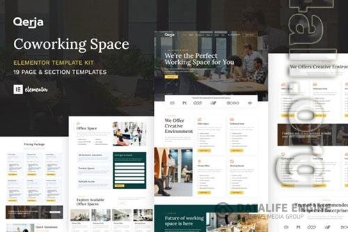 ThemeForest - Qerja - Coworking Space WordPress Elementor Template Kit/40125268