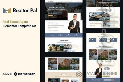 ThemeForest - Realtor Pal - Real Estate Agent Elementor Pro Template Kit/40207166