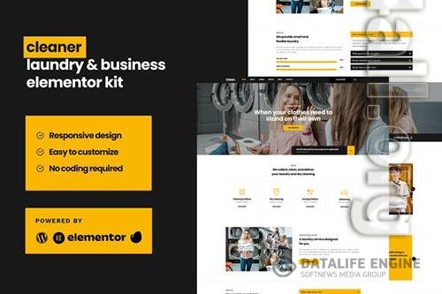 ThemeForest - Cleaner - Laundry Business Elementor Template Kit/39843284