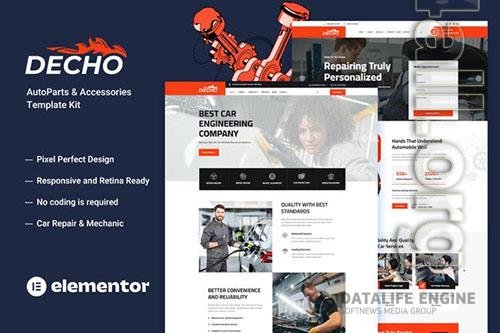 ThemeForest - Decho - Car Repair Mechanic Template Kit/40222284