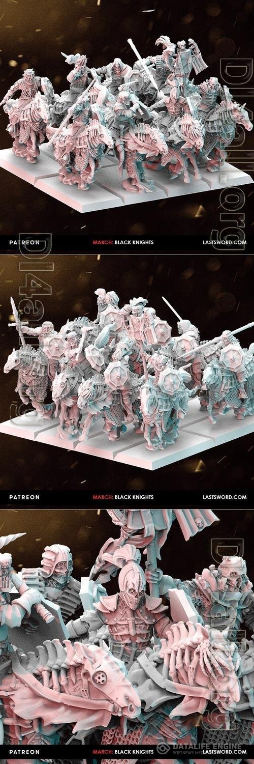 Last Sword Miniatures - Black Knights 3D Print