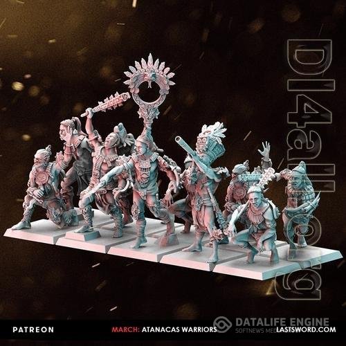 Last Sword Miniatures - Atanakas Warriors 3D Print