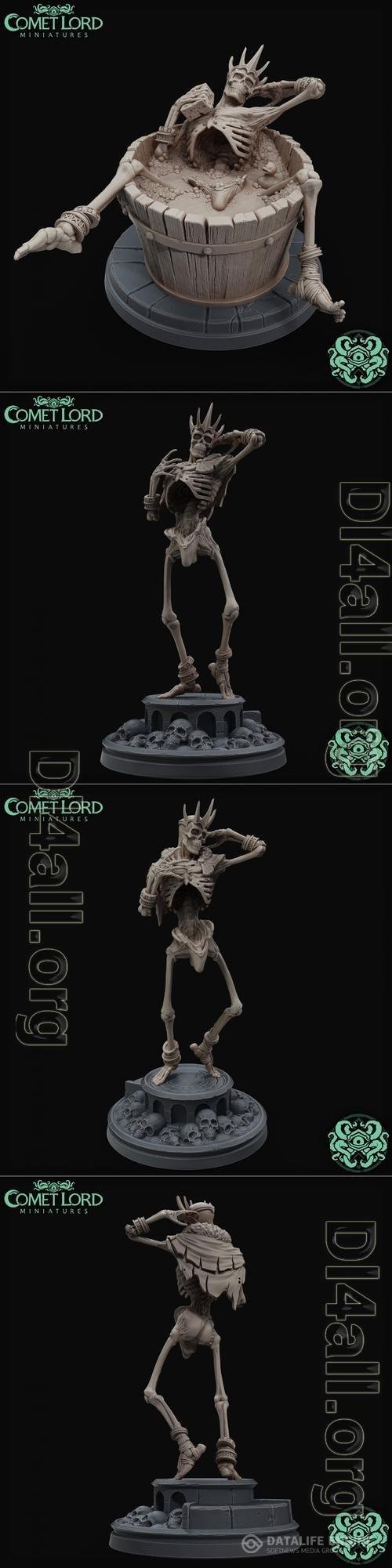 Comet Lord Miniatures - Stupid Sexy Lich 3D Print