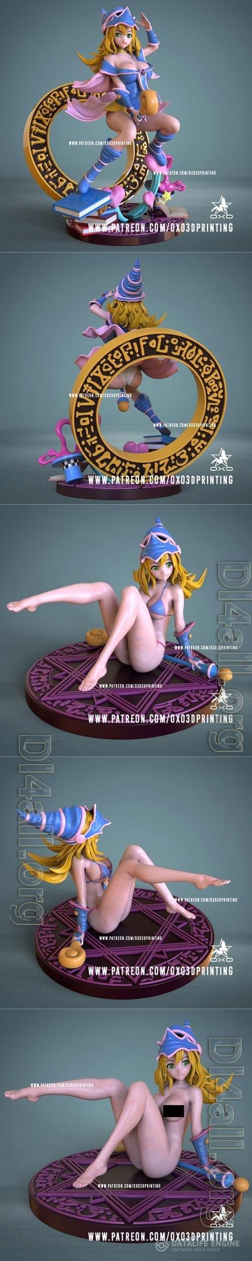 Dark Magician Girl - Yu-Gi-Oh 3D Print