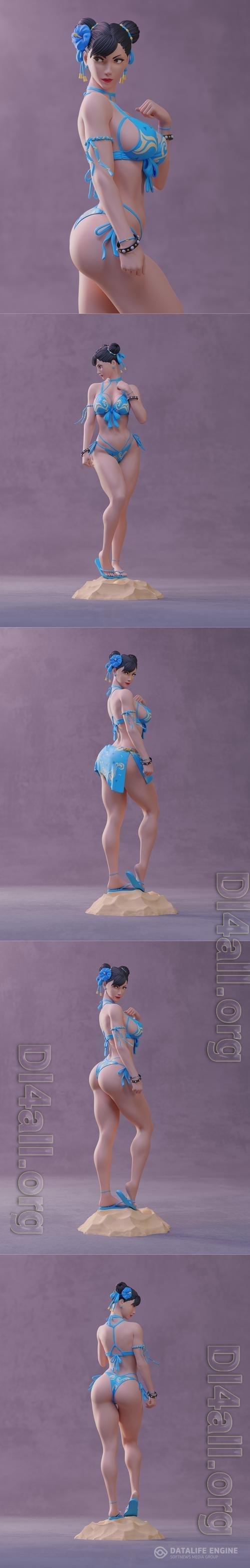 Chun-Li Bikini and NSFW Version 3D Print