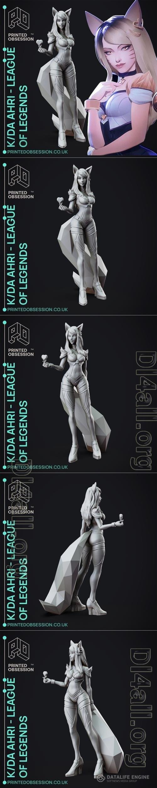 Ahri Kda - League Of Legends 3D Print