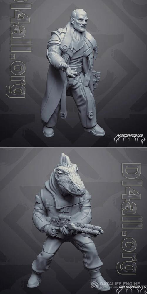 Dust Myte and Jawline 3D Print