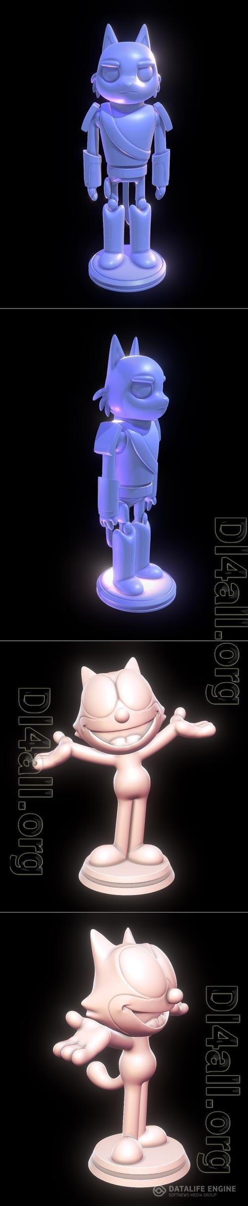 Avocato - Final Space and Felix the Cat 3D Print