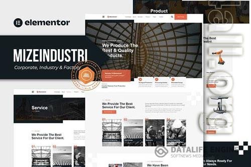 ThemeForest - Mizeindustri - Corporate, Industry & Factory Elementor Template Kit/40307921