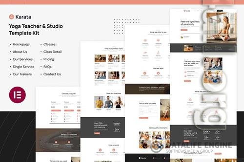 ThemeForest - Karata - Yoga Teacher & Studio Elementor Template Kit/40326715