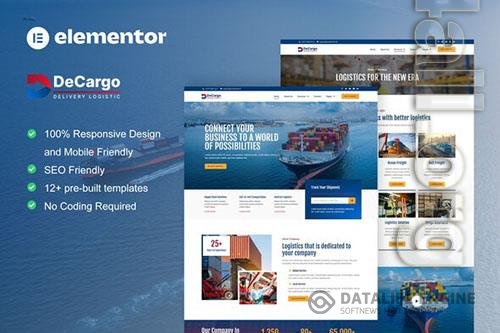 ThemeForest - DeCargo - Logistics & Transportation Services Elementor Template Kit/40334798