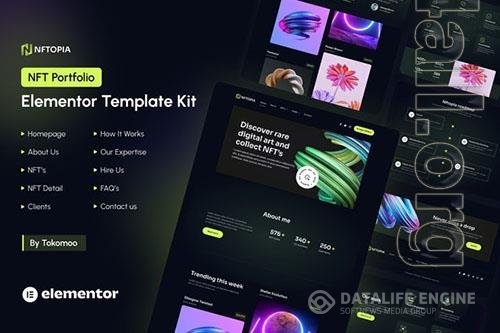 ThemeForest - Nftopia - NFT Portfolio Elementor Pro Template Kit/40367360