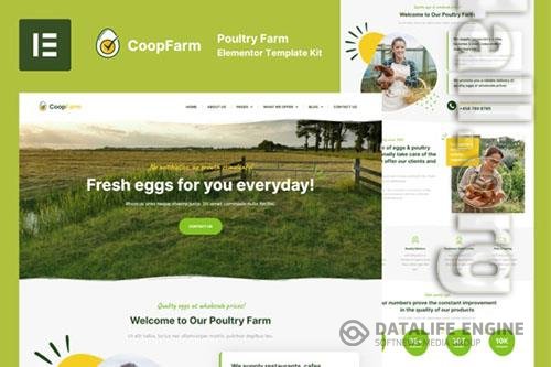 ThemeForest - CoopFarm - Poultry Farm Elementor Pro Template Kit/40209802