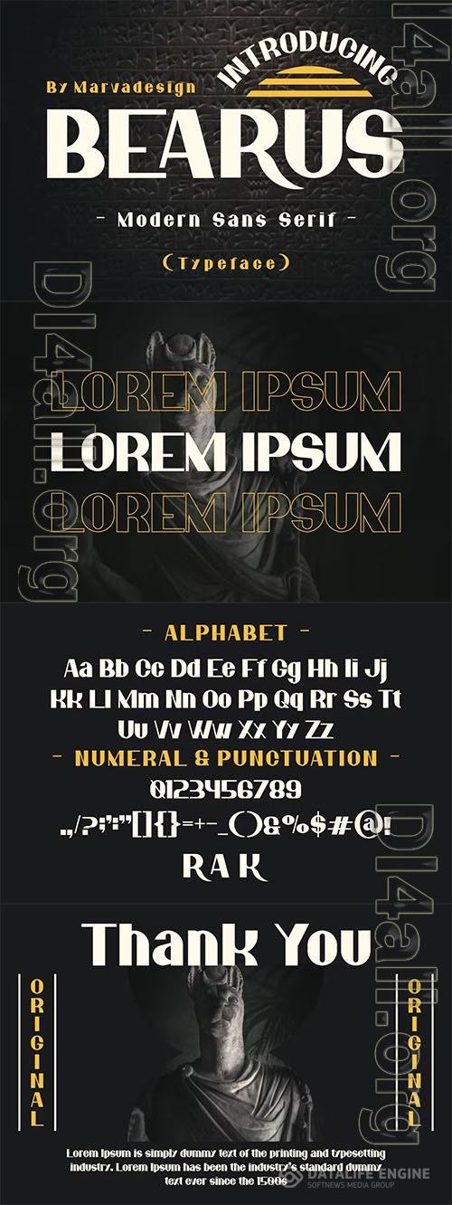 BEARUS Font OTF