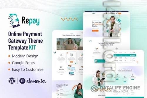 ThemeForest - Repay Payment Gateway Elementor Template Kit/40384814