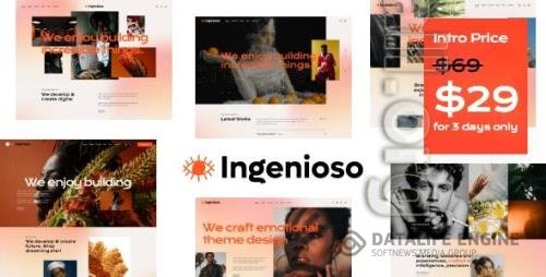 ThemeForest - Ingenioso v1.0 - Creative WordPress Theme/40389516