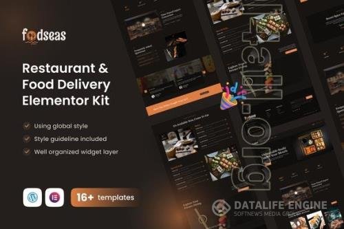 ThemeForest - Foodseas Japanese Restaurant Elementor Template Kit/40259098