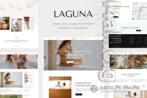 ThemeForest - Laguna - Beach Club Lounge Bar & Resort Elementor Template Kit/40442283