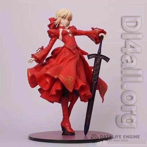 Saber Dress Red Fate 3D Print