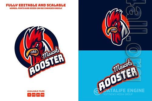 Chicken Rooster Mascots Logo2