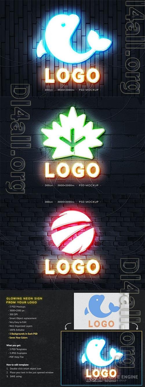 Neon Logo Mockup5