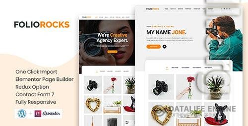 ThemeForest - Foliorocks v1.0 - Minimal Portfolio WordPress Theme/29914077