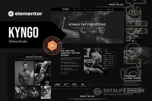 ThemeForest - Kyngo - Tattoo Studio Elementor Template Kit/39744233