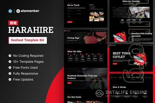 ThemeForest - Harahire - Seafood Elementor Pro Template Kit/39716681