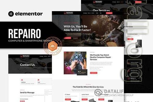 ThemeForest - Repairo - Computer & Smartphone Repair Elementor Template Kit/39744217