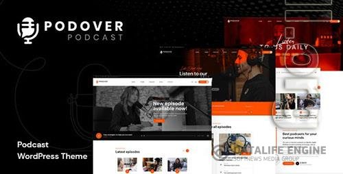 ThemeForest - Podcast WordPress Theme - Podover v1.0.2/38430718