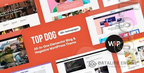 ThemeForest - Top Dog v1.0 - All-in-One Elementor Blog & Magazine WordPress Theme