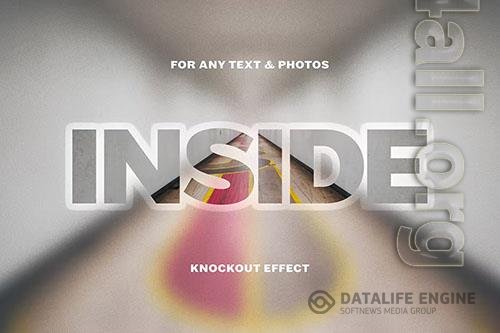 Knockout Blur Text Effect