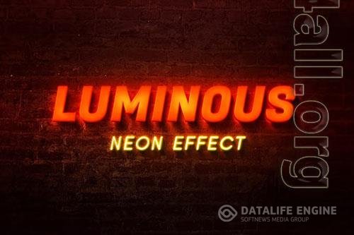 Luminous Neon Text Effect