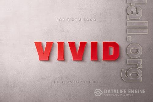 Red Typography Logo and Text Effect