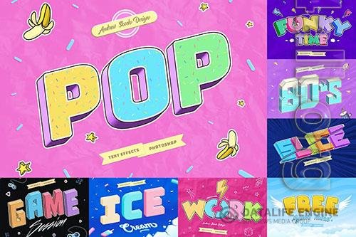 Pop Art Text Effects PSD