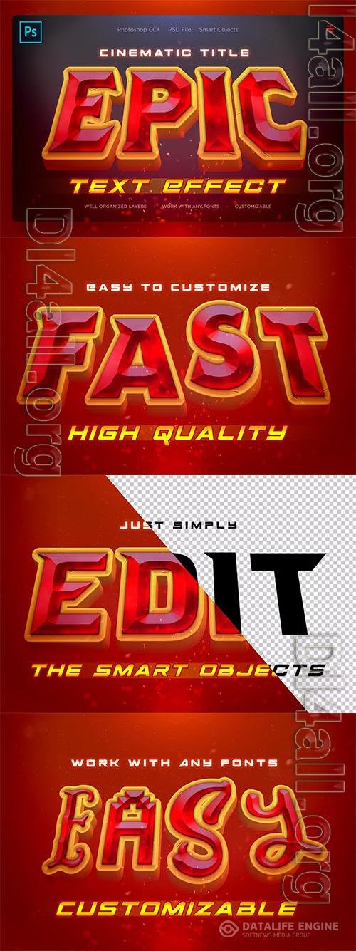 EPIC - Cinematic Text Effects PSD