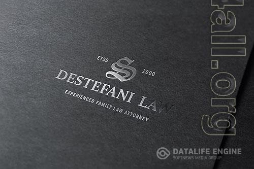 Silver Foil Mockup PSD