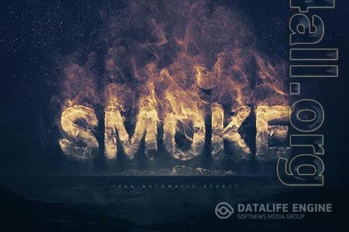 Smoke Logo Text Effect