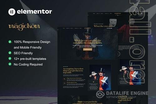 ThemeForest - Magickom - Magician Elementor Template Kit/40624671