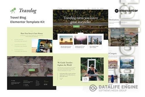 ThemeForest - Travelog - Travel Blog Elementor Template Kit/40657944