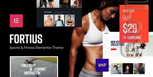 ThemeForest - Fortius v1.0 - Sports & Fitness Elementor WordPress Theme/40636733