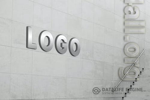 Wall Logo Mock Up