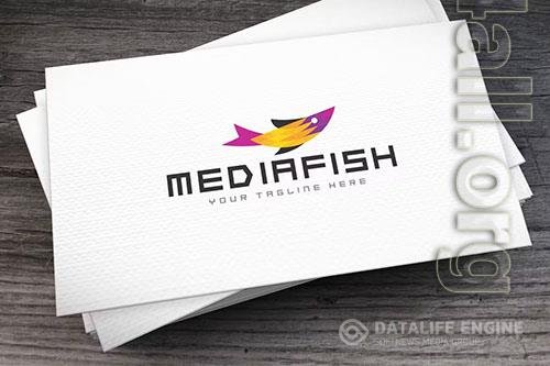 Media Fish Logo Template