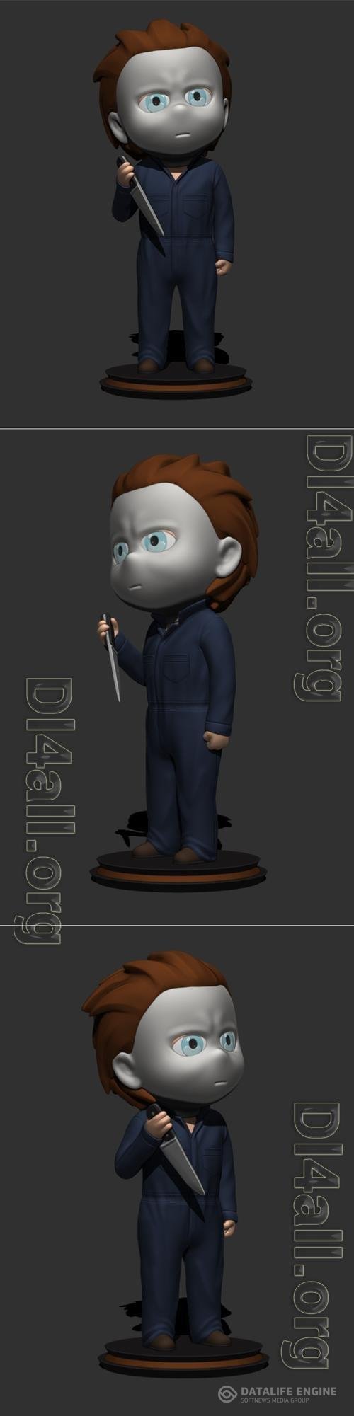 LIttle Big Head - Michael Myers 3D Print