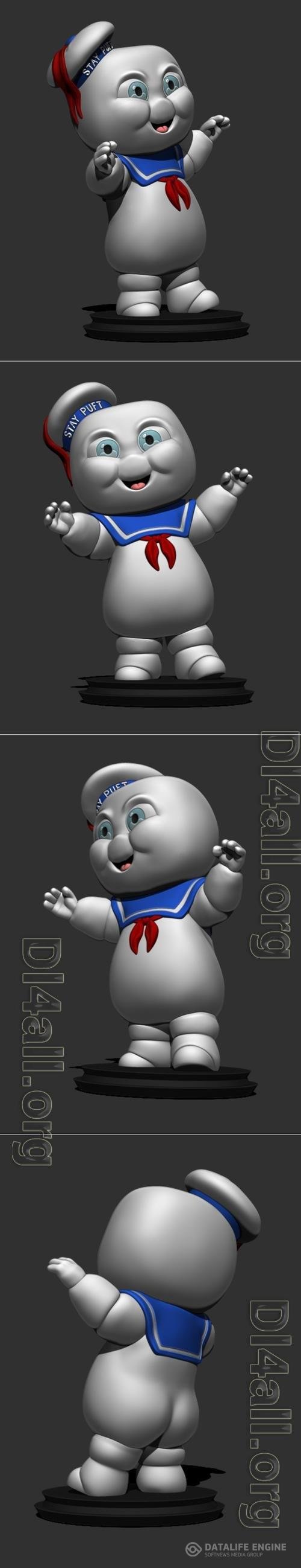 Little Big Head - Stay Puft Marshmallow Man 3D Print